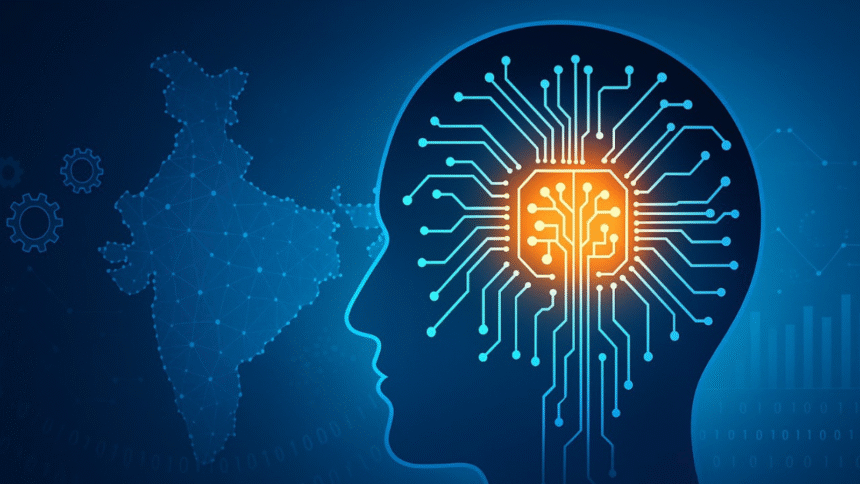 Romesh Wadhwani speaking about India’s AI revolution, symbolizing India’s rapid growth in artificial intelligence, innovation, and digital economy transformation.